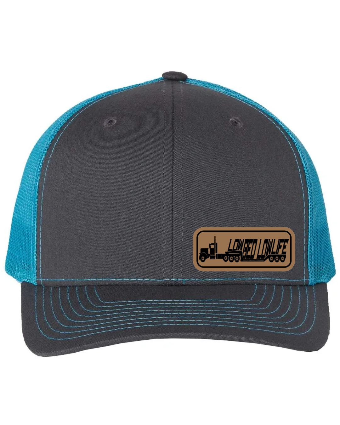 Lowbed Lowlife Leather Patch Richardson 112 Trucker Hat
