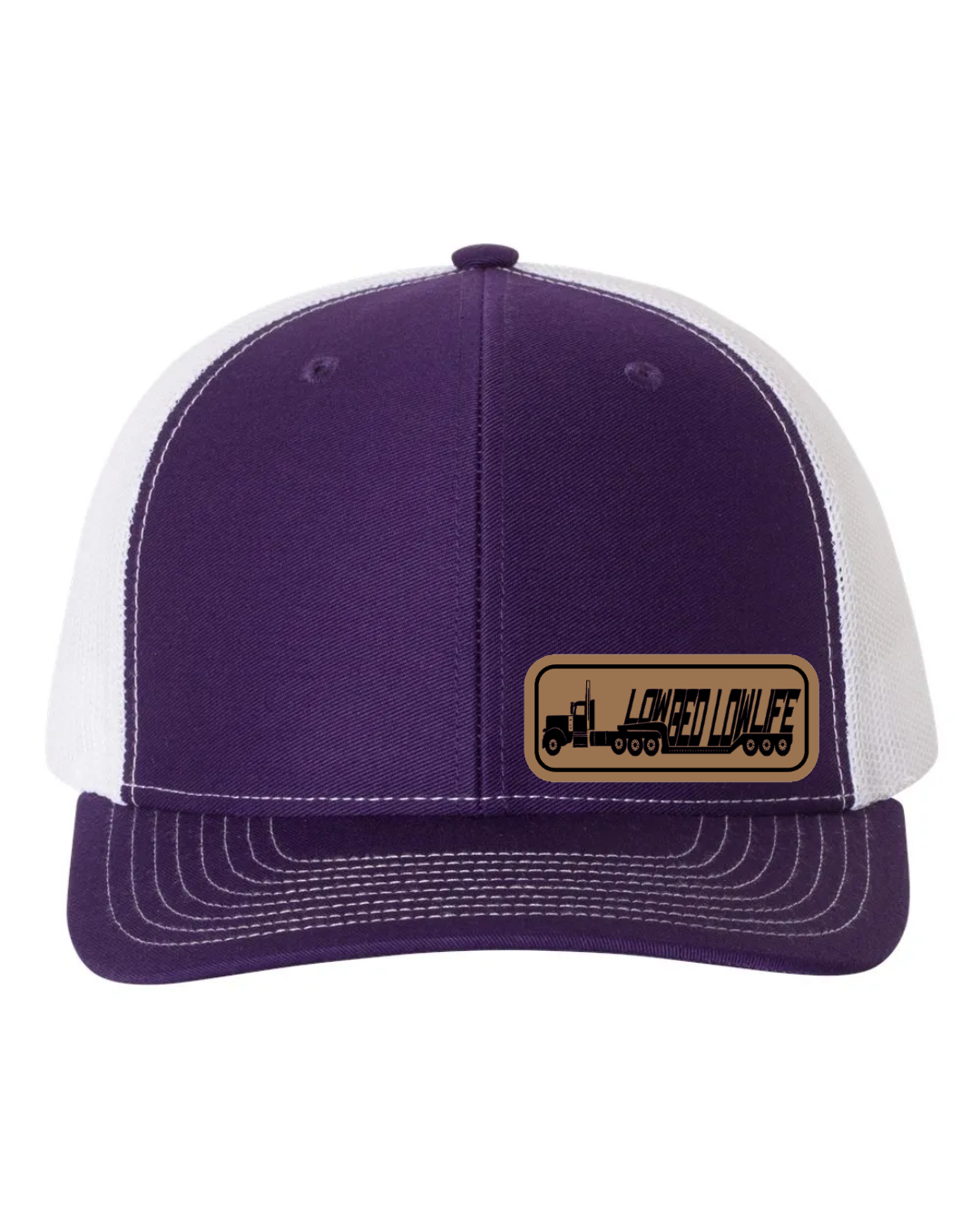 Lowbed Lowlife Leather Patch Richardson 112 Trucker Hat