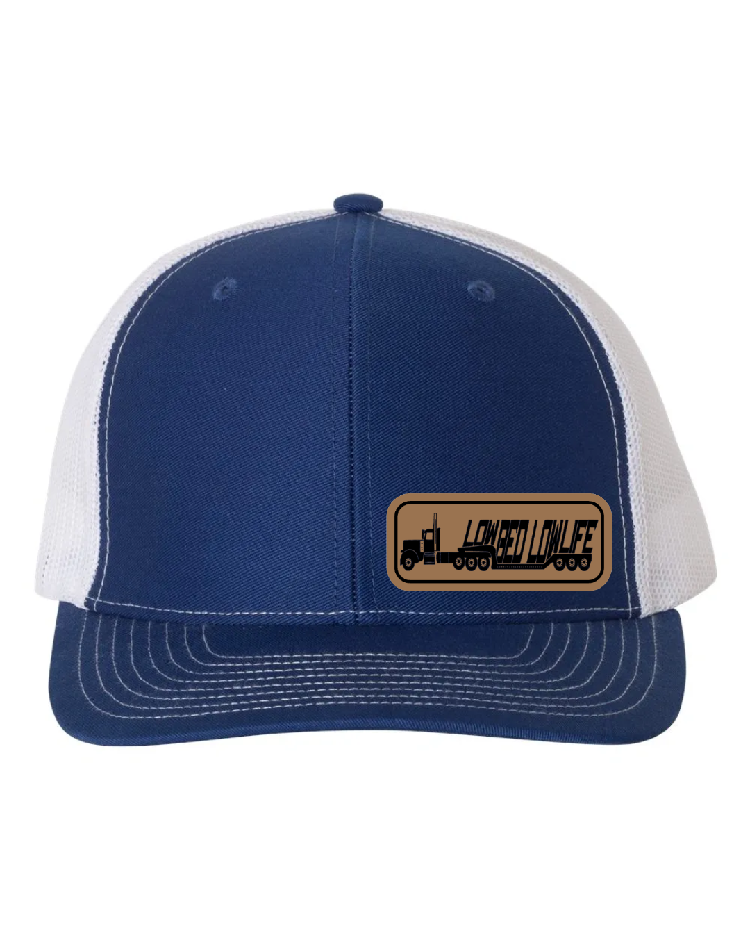 Lowbed Lowlife Leather Patch Richardson 112 Trucker Hat