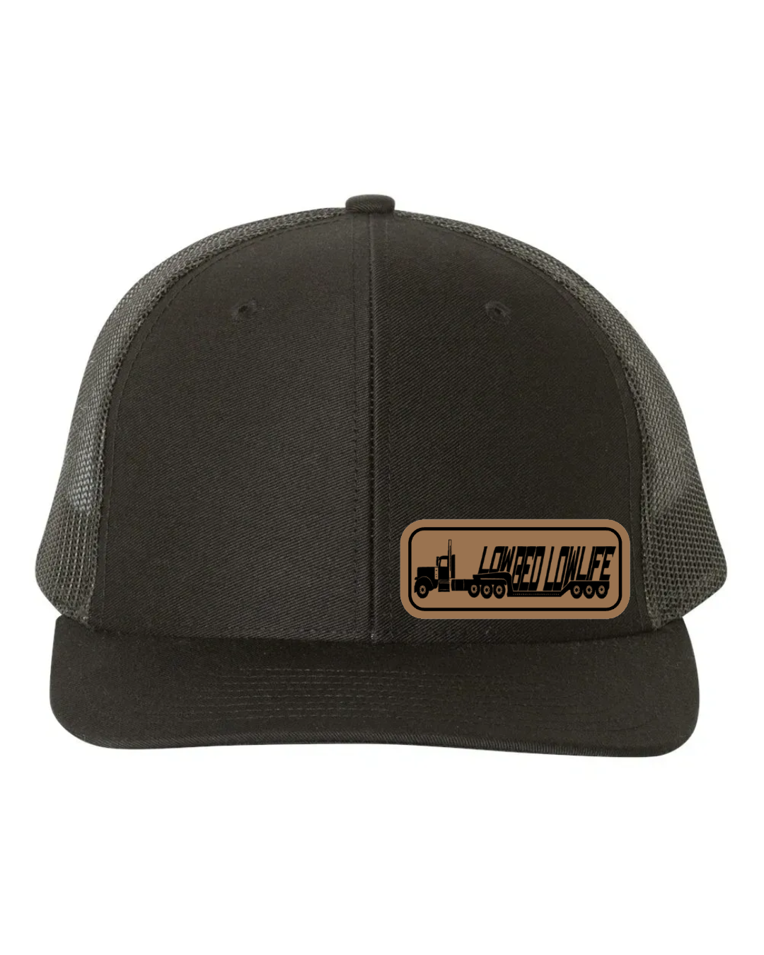 Lowbed Lowlife Leather Patch Richardson 112 Trucker Hat