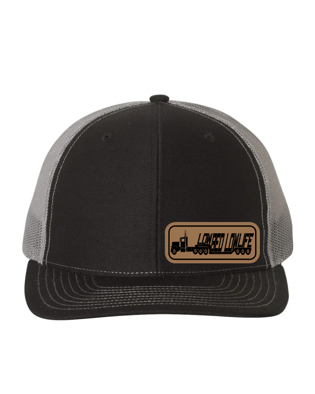 Lowbed Lowlife Leather Patch Richardson 112 Trucker Hat