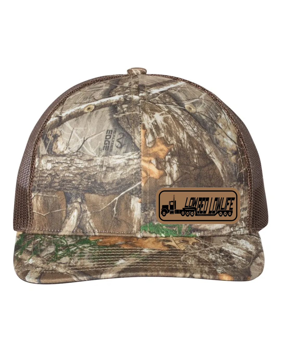 Lowbed Lowlife Leather Patch Richardson 112 Trucker Hat