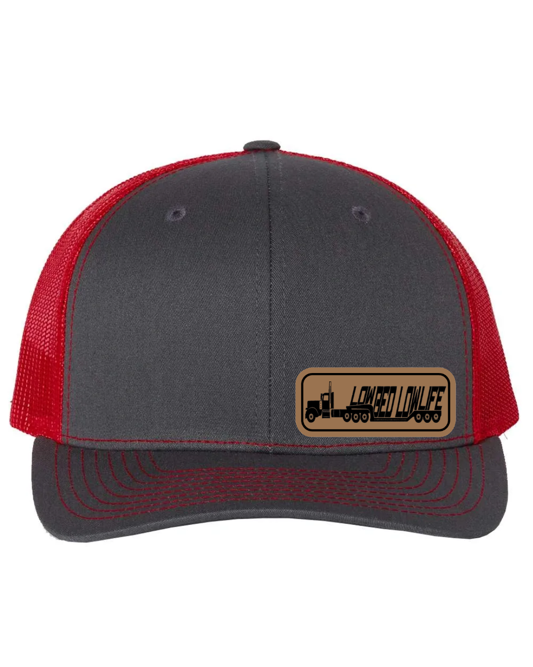 Lowbed Lowlife Leather Patch Richardson 112 Trucker Hat