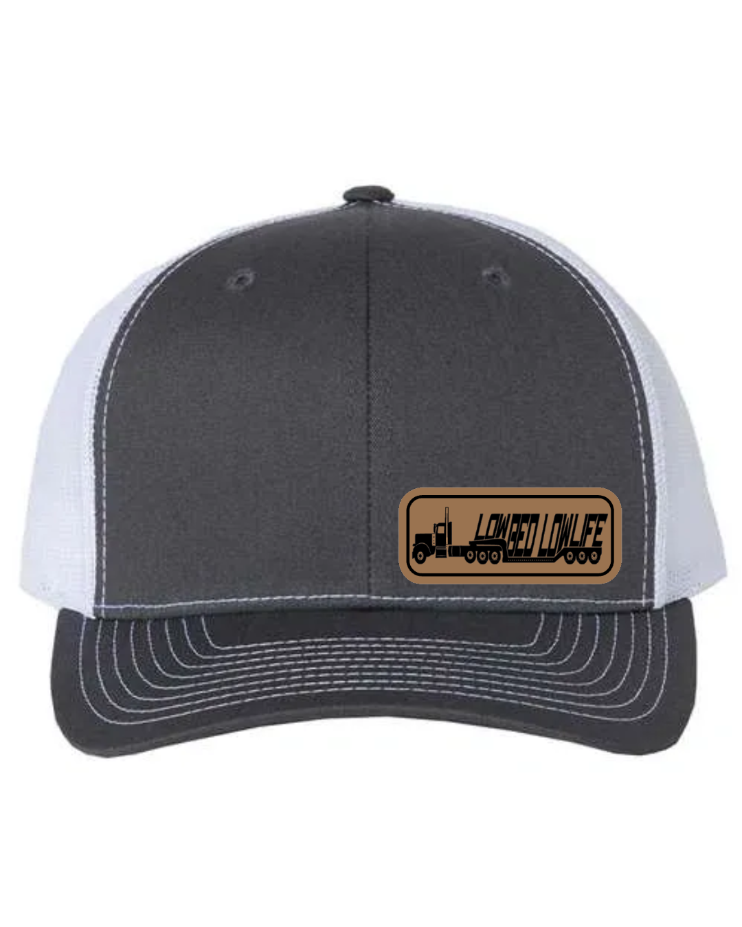 Lowbed Lowlife Leather Patch Richardson 112 Trucker Hat