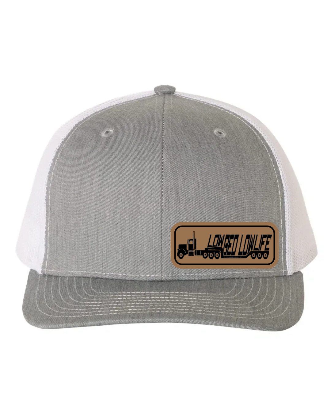 Lowbed Lowlife Leather Patch Richardson 112 Trucker Hat