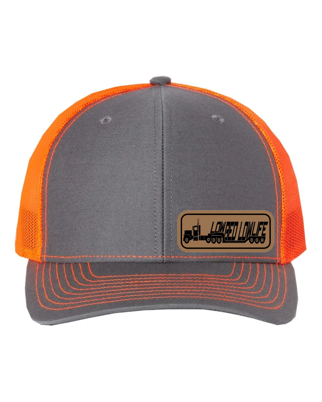 Lowbed Lowlife Leather Patch Richardson 112 Trucker Hat