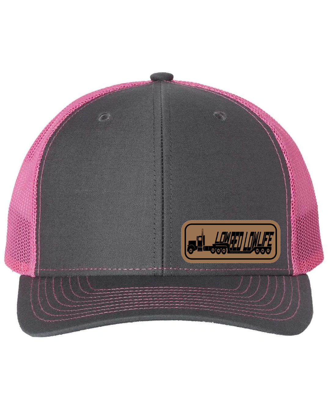 Lowbed Lowlife Leather Patch Richardson 112 Trucker Hat