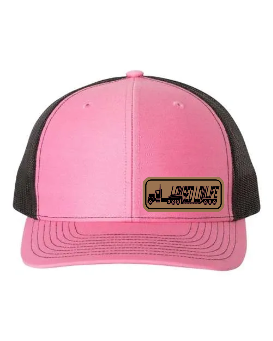 Lowbed Lowlife Leather Patch Richardson 112 Trucker Hat