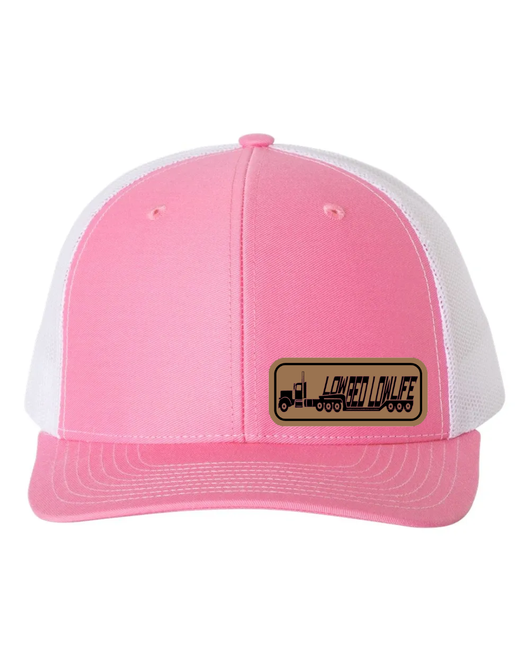 Lowbed Lowlife Leather Patch Richardson 112 Trucker Hat