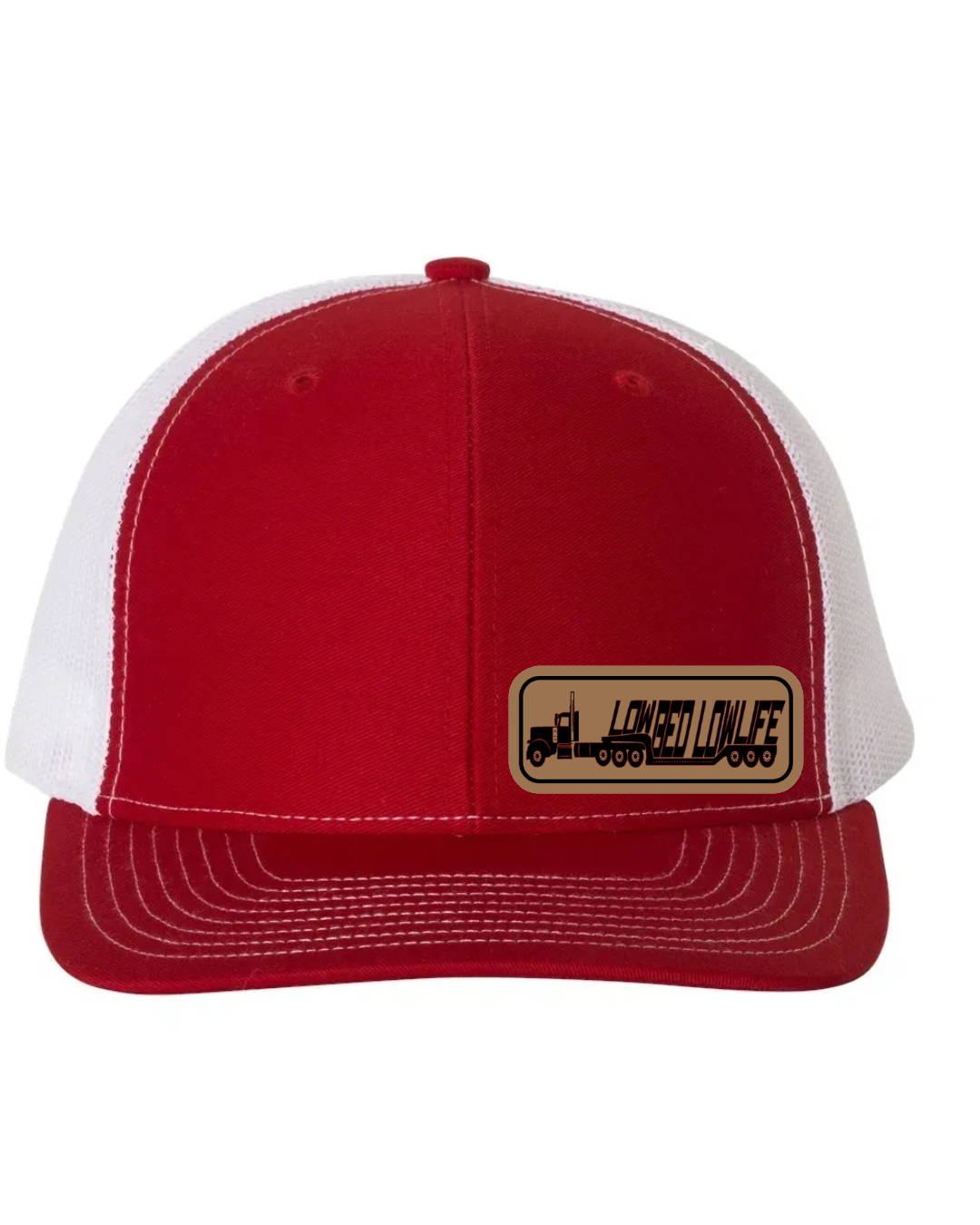 Lowbed Lowlife Leather Patch Richardson 112 Trucker Hat