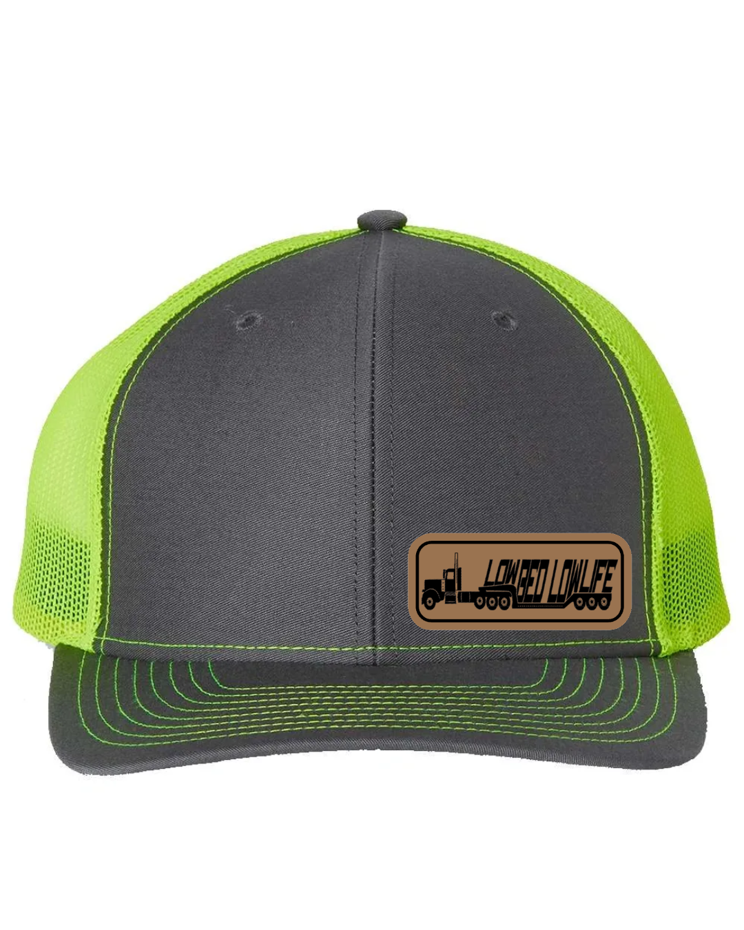 Lowbed Lowlife Leather Patch Richardson 112 Trucker Hat